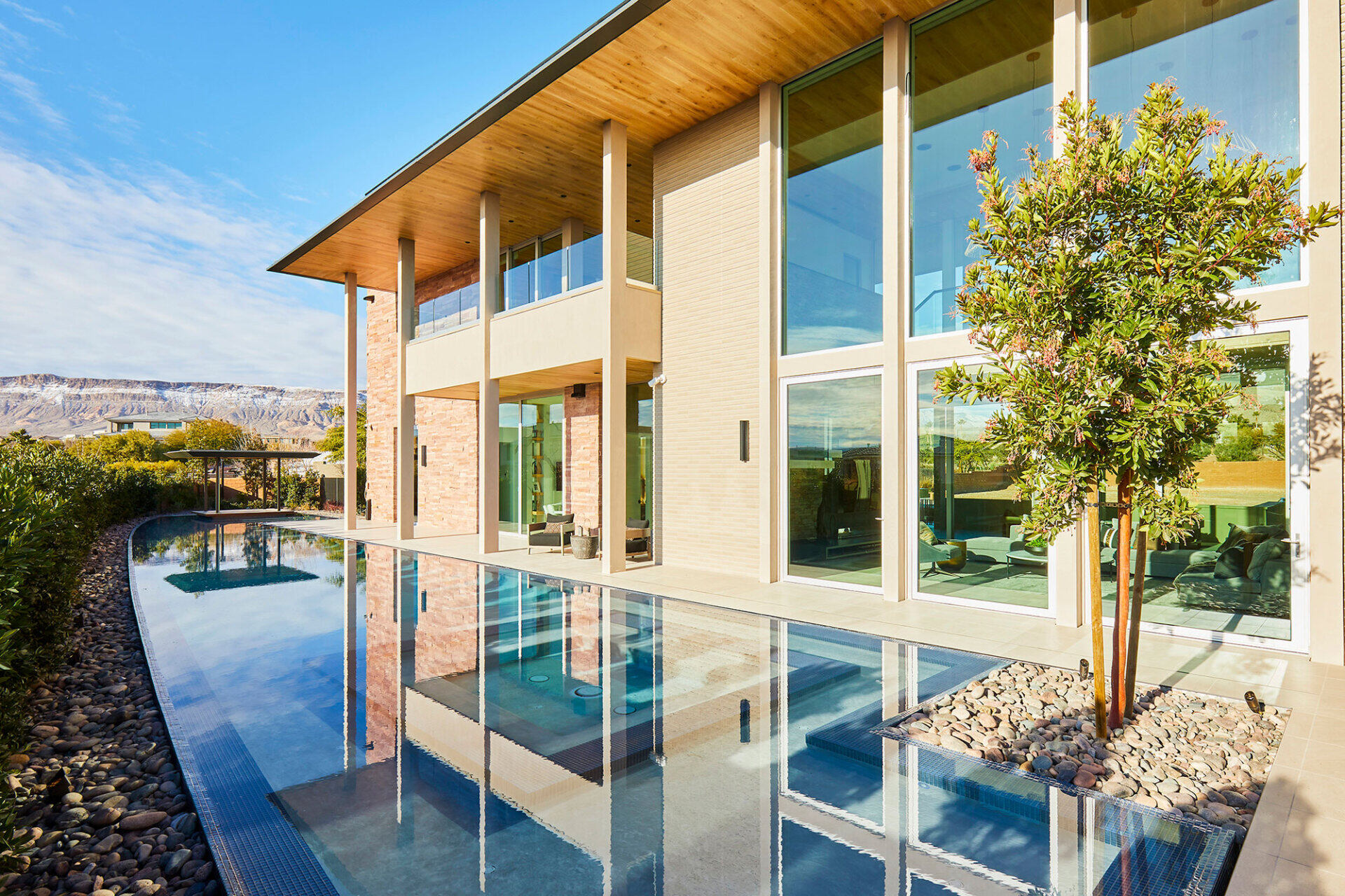 KTGY and Sekisui House collaborated to create the Builder Chowa Concept Home, a stunning modern design with Japanese influences.