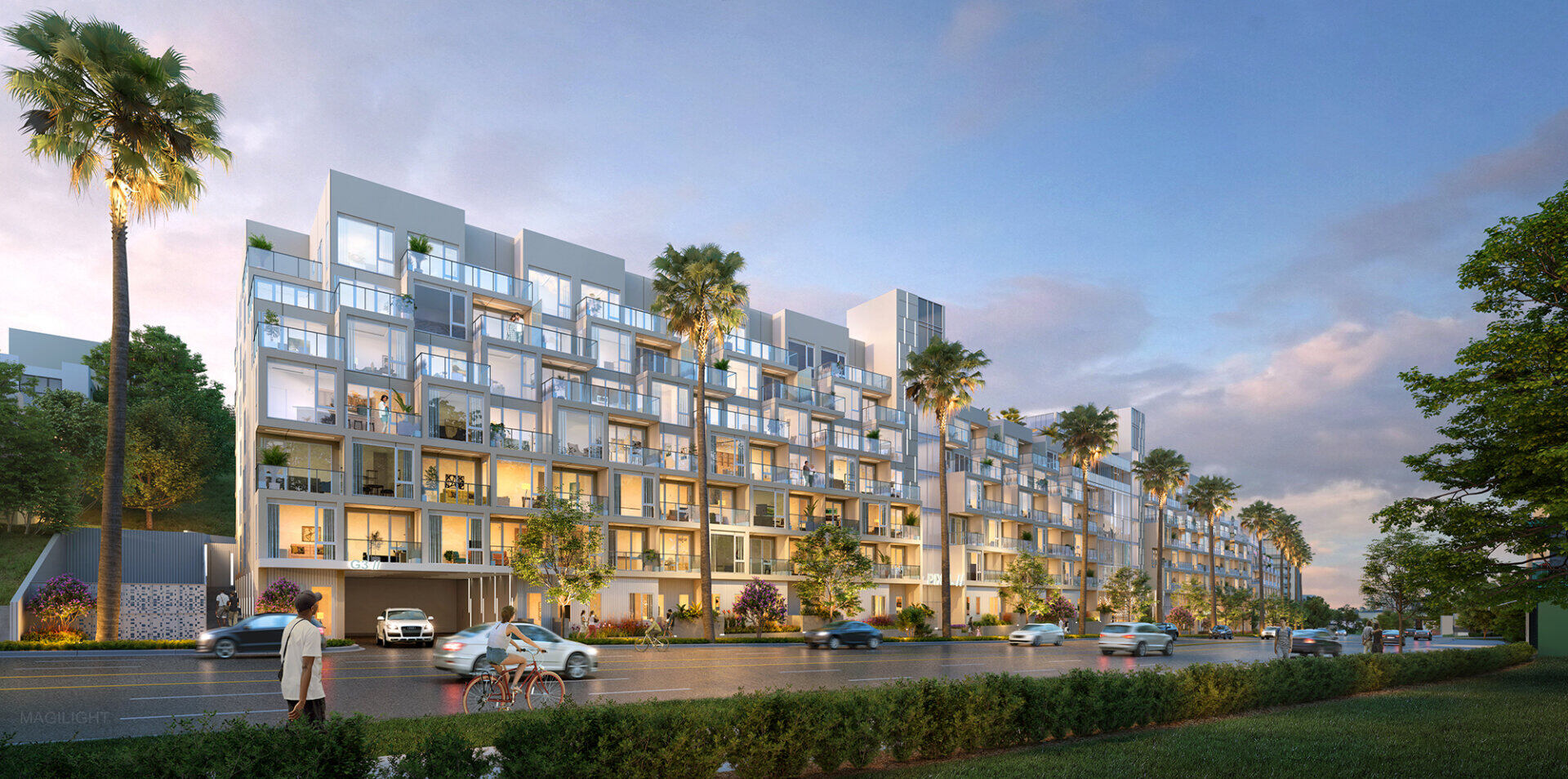 1185 Sunset is a distinct mixed-use development just outside downtown Los Angeles, California.